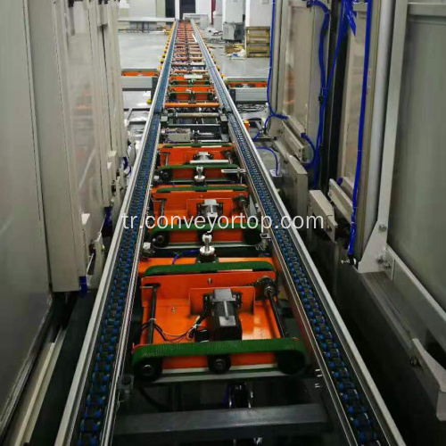 Fabrika Özelleştirilmiş Hız Zinciri Bantlı Konveyör Üretim Hattı